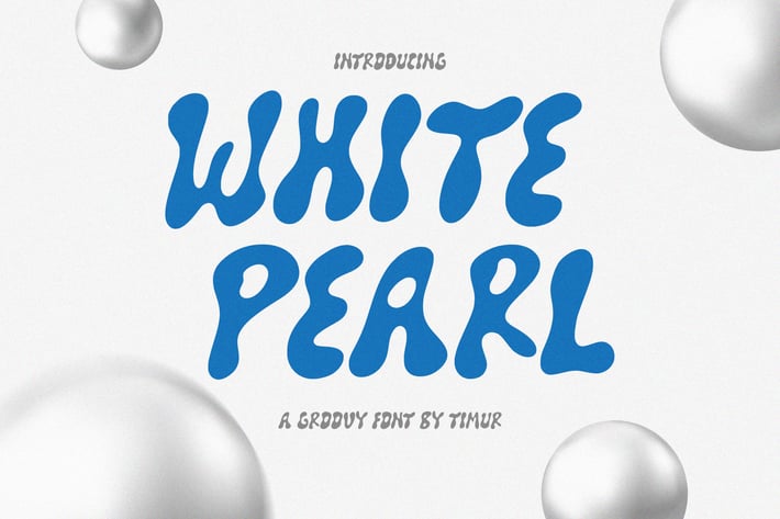 White Pearl - Groovy Font TT