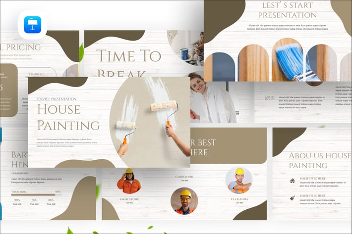 House Painting Services Keynote Presentation