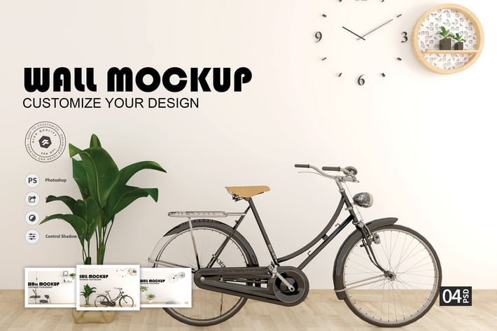 Wall vol.01 - Mockups