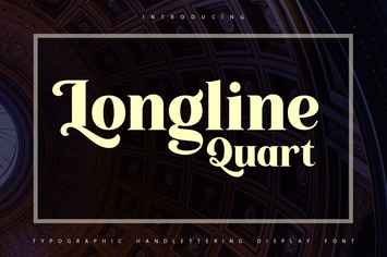 Longline Quart | Typhographic Display Font