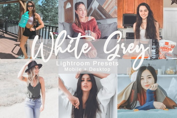 White Grey -  Lightroom Presets Bundle
