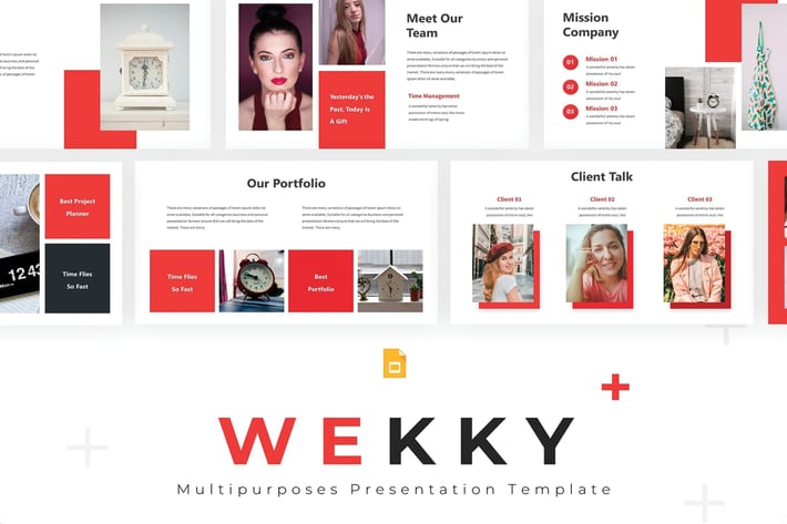 Wekky - Google Slides Template