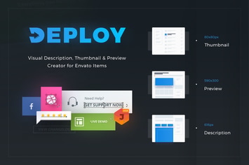 Envato Description / Preview / Thumbnail Creator