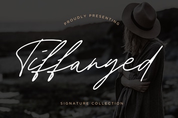 Tiffanyed Signature Wedding Font