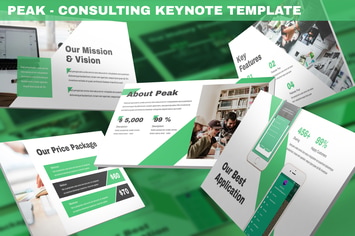 Peak - Consulting Keynote Template