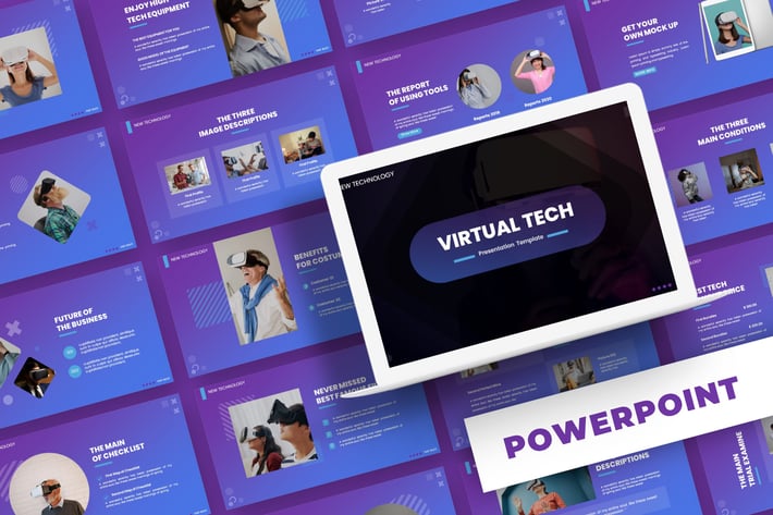 Virtual Tech - Powerpoint Template