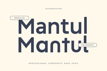 Mantul - Professional Corporate Sans Serif