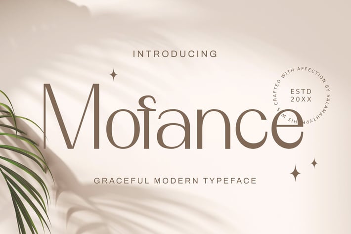 Mofance - Modern Font