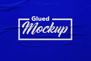 Glued Texture Mockup