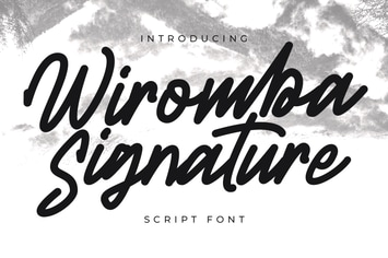 Wiromba Signature Script Font