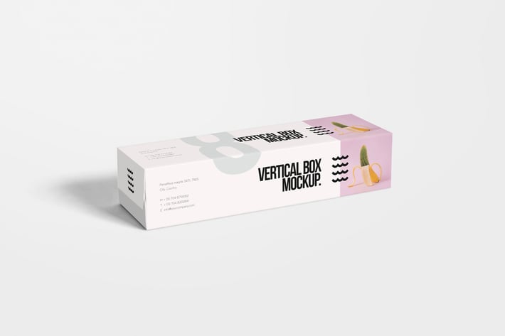 Vertical Box Mockups
