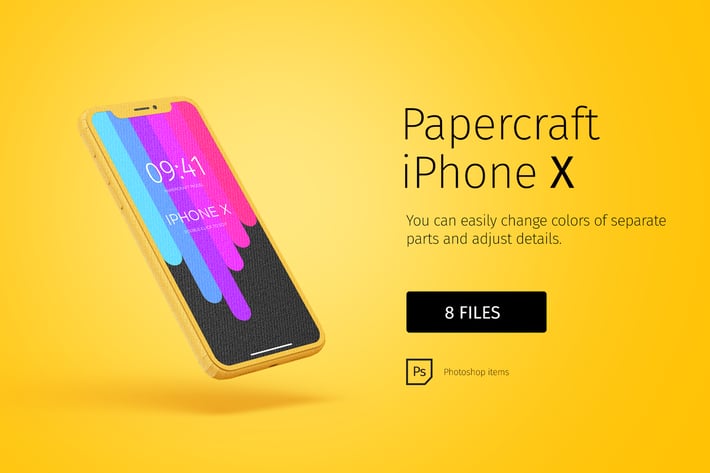Paper model iPhone DIY