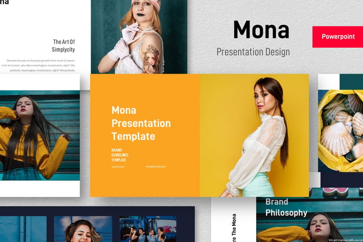 Mona - Presentation Design Template Powerpoint