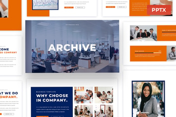 Archive - Powerpoint Presentation Template