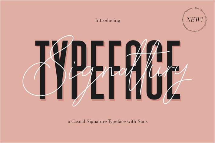 Signattury Signature Font - Free Sans