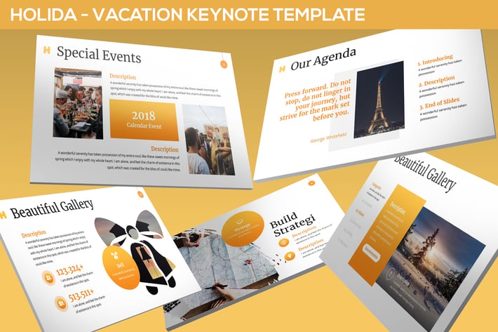 Holida - Vacation Keynote Template