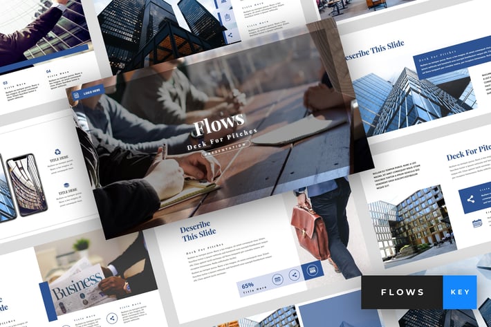Flows - Pitch Deck Keynote Template
