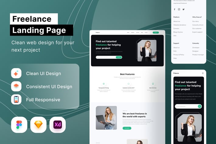 Freelance Landing Page