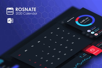 Rosnat – 2020 PowerPoint Calendar Template