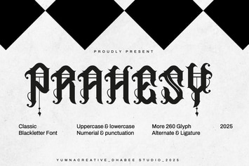Prahesy - Classic Blackletter Font