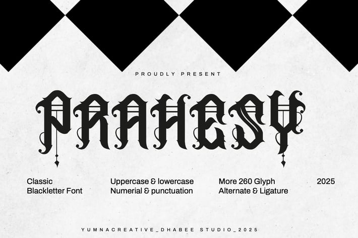 Prahesy - Classic Blackletter Font