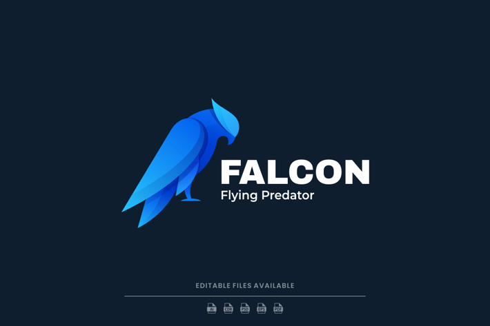 Falcon Gradient Logo