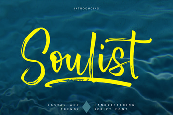 Soulist | Handlettering Script Font