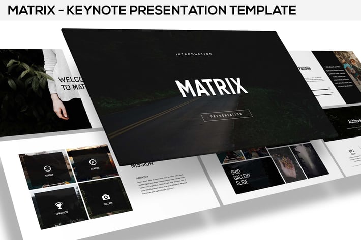 Matrix - minimal Keynote presentation