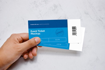 Event Ticket Mockup