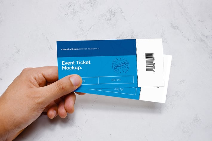 Event Ticket Mockup
