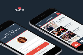 Flatter Mobile UI Kit