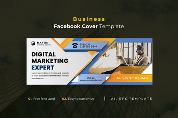 Business r34  Facebook Cover Template