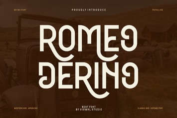 Romeo Derino - Vintage & Western Font