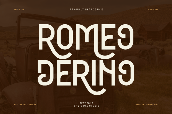 Romeo Derino - Vintage & Western Font