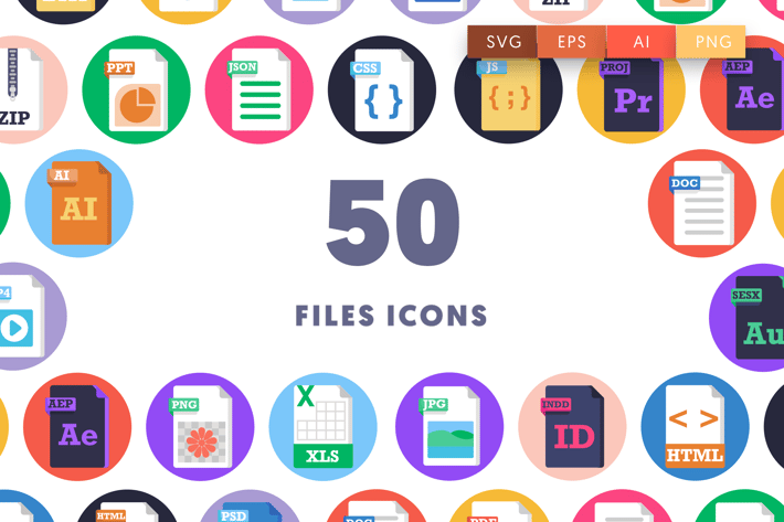 50 Files Icons
