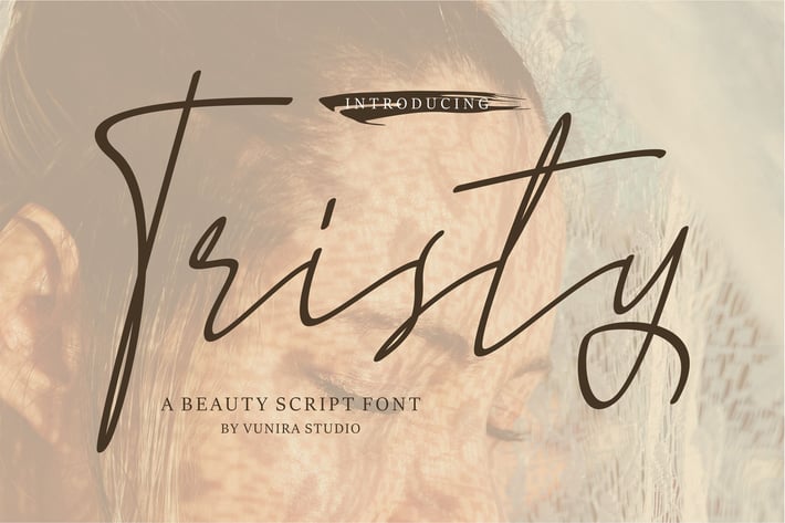 Tristy | A Beauty Script Font