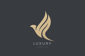 Eagle Flying Bird Logo abstract design