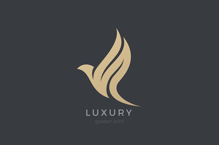 Eagle Flying Bird Logo abstract design