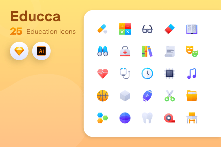 Educca - Education icons Vol.3