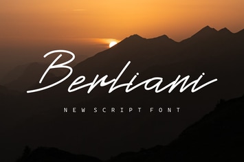 Berliani Handwritten Font.