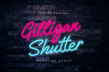 Gilligan Shutter Business Font