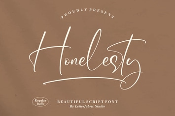 Honelesty Script Font