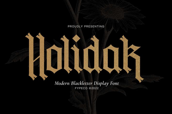 Medieval Font - Holidak 