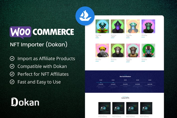 WooCommerce NFT Importer - Dokan (Addon)