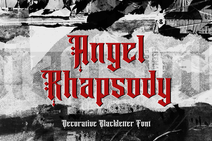 Angel Rhapsody - Blackletter Font