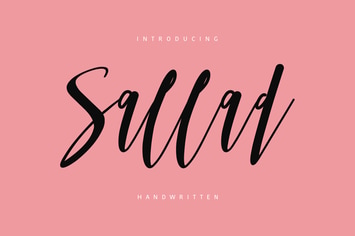 Sallad Typeface
