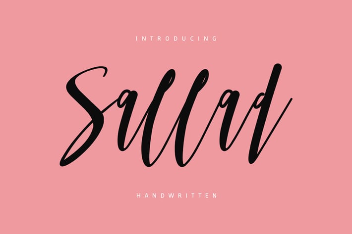 Sallad Typeface