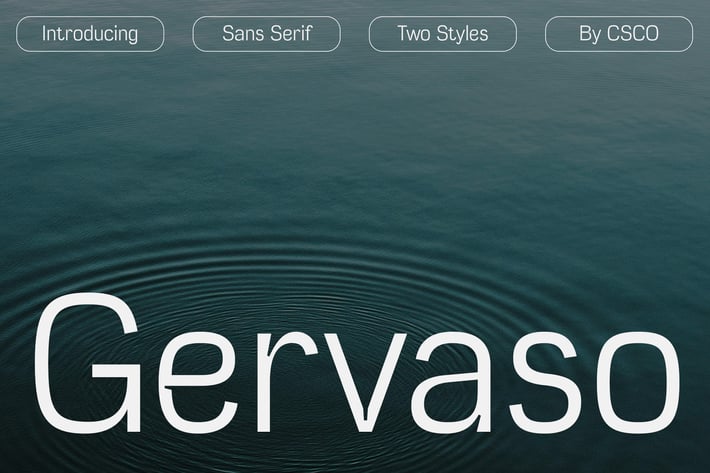 Gervaso – Grotesque Font