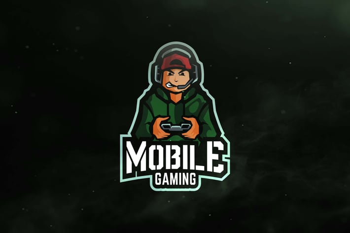 Mobile Gaming Sport and Esports Logos