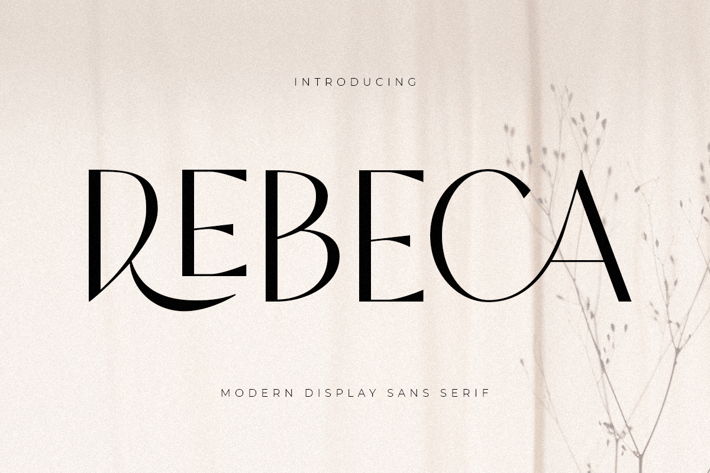Rebeca - Modern Display Sans Serif
